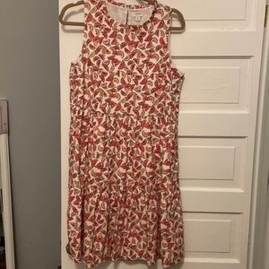 Jcrew Watermelon Midi dress - size 8